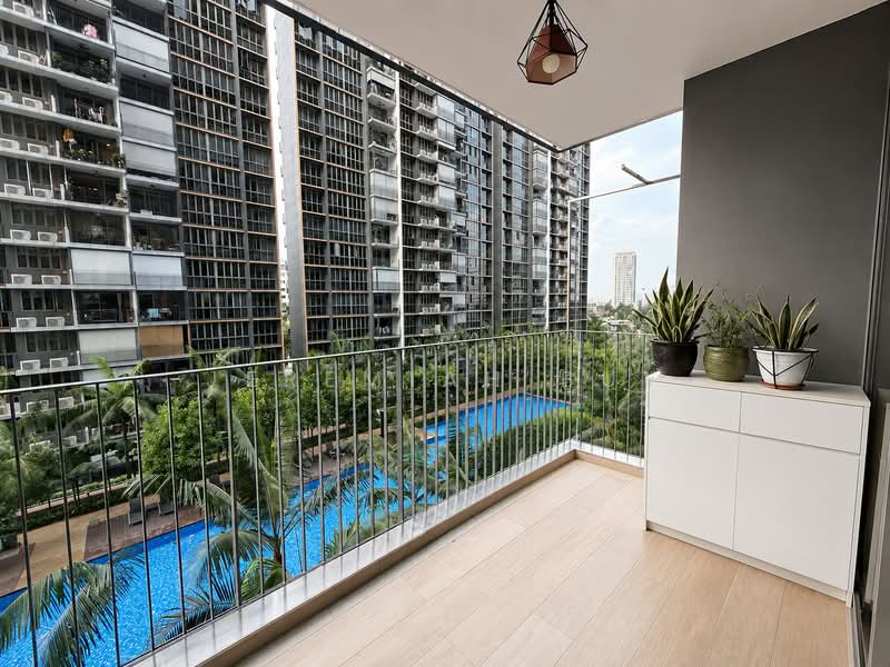 Sol Acres, 8 Choa Chu Kang Grove, 3 Bedrooms, 1,066 sqft, Executive Condominium For Sale, by Jeremiah Buy, 500191775 - Balcony - PropertyGuru.com.sg