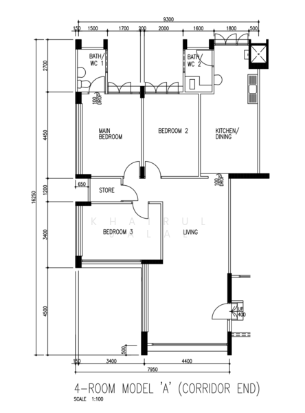 55 Chai Chee Drive, 55 Chai Chee Drive, 3 Bedrooms, 1,130 sqft, HDB Flat For Sale, by Khairul Jalal, 500191806 - PropertyGuru.com.sg