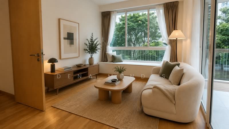 The Peak @ Cairnhill II, 61 Cairnhill Circle, 2 Bedrooms, 904 sqft, Condominium For Rent, by Dena Mendes, 500191807 - Living Room - PropertyGuru.com.sg