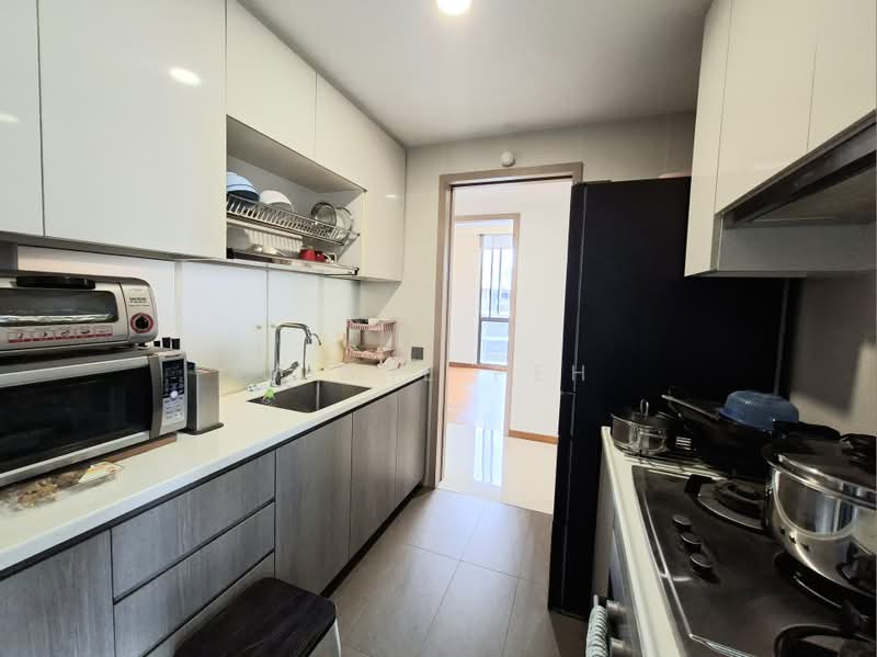 Treasure Crest, 54 Anchorvale Crescent, 3 Bedrooms, 1,072 sqft, Executive Condominium For Sale, by Jamie Peh, 500191906 - Kitchen - PropertyGuru.com.sg