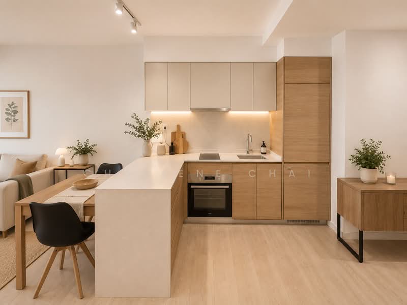 The Florence Residences, 85 Hougang Avenue 2, 1 Bedroom, 527 sqft, Condominium For Sale, by Charlene Chai, 500192030 - Kitchen - PropertyGuru.com.sg