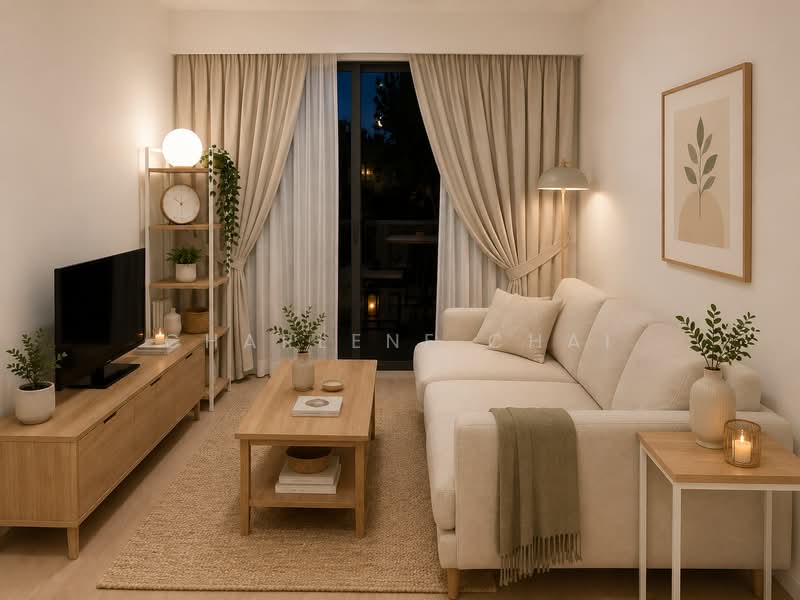 The Florence Residences, 85 Hougang Avenue 2, 1 Bedroom, 527 sqft, Condominium For Sale, by Charlene Chai, 500192030 - Living Room - PropertyGuru.com.sg