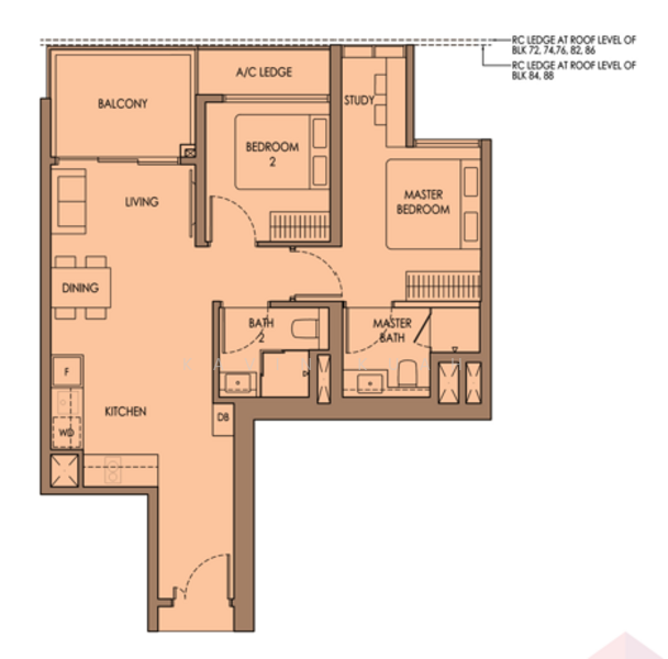 Sengkang Grand Residences, 82 Compassvale Bow, 2 Bedrooms, 764 sqft, Condominium For Sale, by Kavin Kuah, 500192038 - PropertyGuru.com.sg