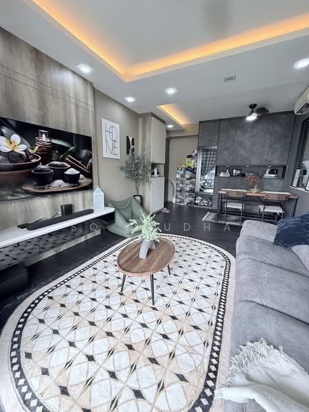 Bellewoods, 100 Woodlands Avenue 5, 3 Bedrooms, 1,066 sqft, Executive Condominium For Sale, by SQ Raudha, 500192041 - Living Room - PropertyGuru.com.sg