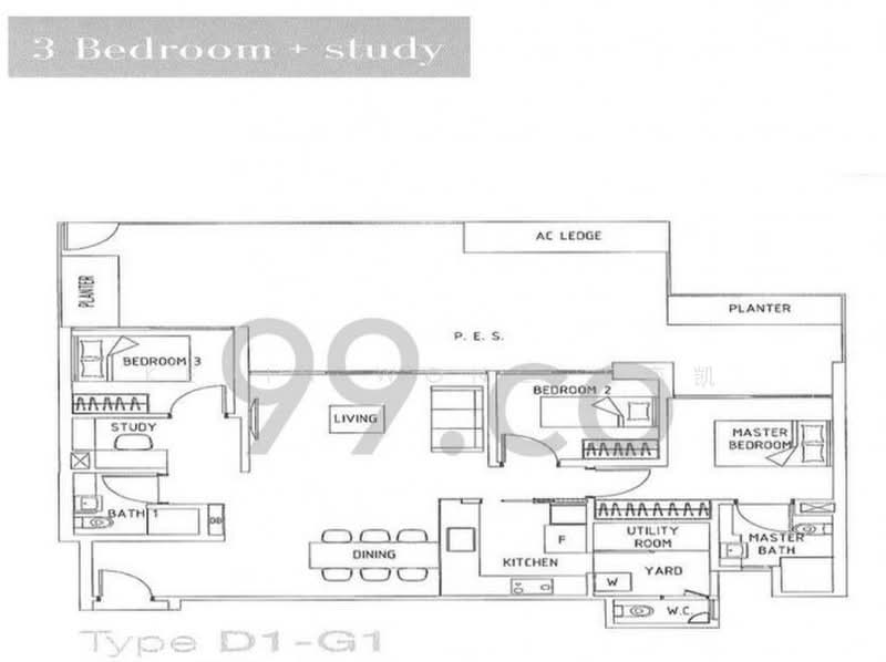 The Lakefront Residences, 42 Lakeside Drive, 3 Bedrooms, 1,636 sqft, Condominium For Rent, by Kevin Wong 王奕凯, 500192061 - PropertyGuru.com.sg