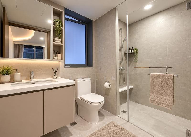 The Visionaire, 174 Canberra Drive, Sembawang / Yishun, 3 Bedrooms, 1,023 sqft, Executive Condominium For Sale, by Adelyn Neo, 500192155 - Master bathroom - PropertyGuru.com.sg