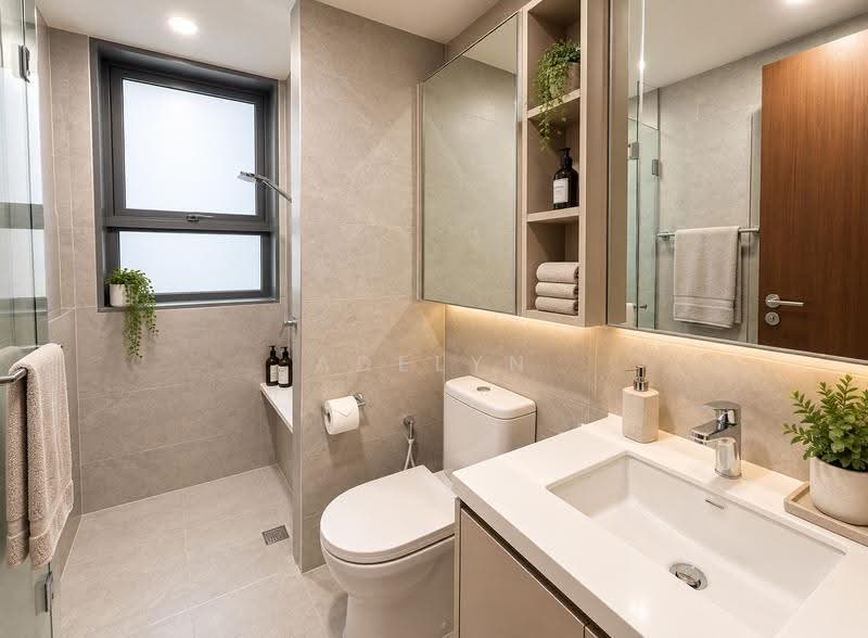 The Visionaire, 174 Canberra Drive, Sembawang / Yishun, 3 Bedrooms, 1,023 sqft, Executive Condominium For Sale, by Adelyn Neo, 500192155 - Common Bathroom - PropertyGuru.com.sg
