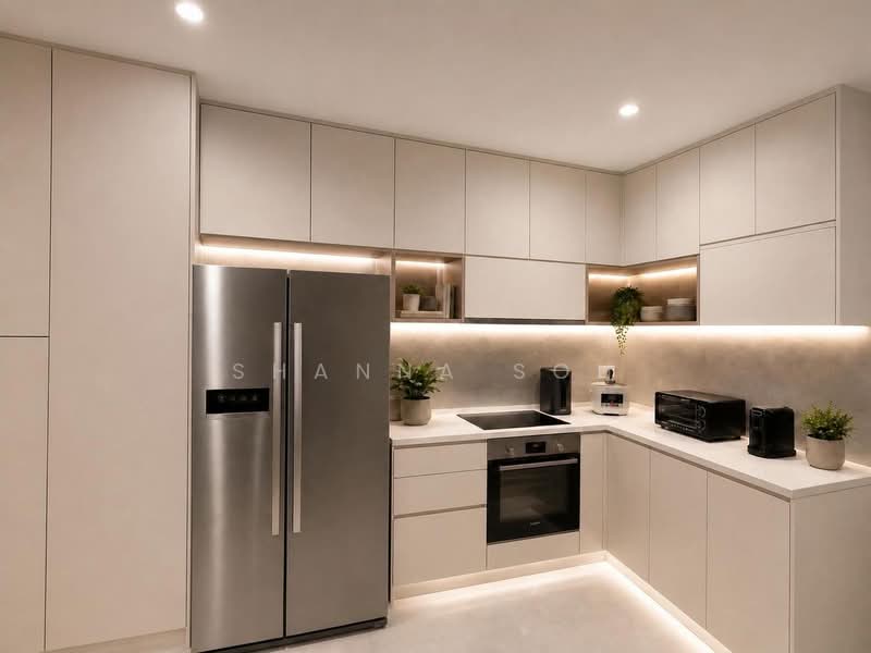Seletar Hills Estate, Seletar Hills Drive, 3 Bedrooms, 2,500 sqft, Terraced House For Sale, by Shanna Soh, 500192156 - Dry Kitchen - PropertyGuru.com.sg