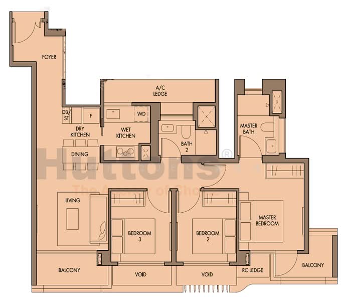 The Tre Ver, 60 Potong Pasir Avenue 1, 3 Bedrooms, 1,012 sqft, Condominium For Rent, by Ron Quek 郭伟洋, 500192168 - PropertyGuru.com.sg