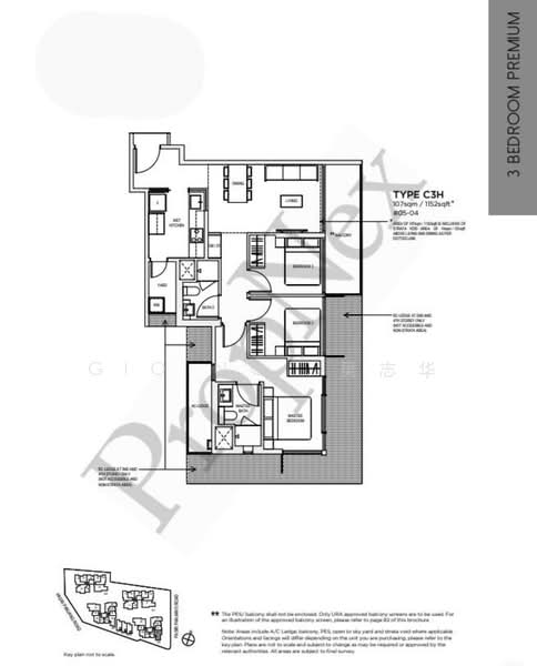 The Verandah Residences, 225 Pasir Panjang Road, 3 Bedrooms, 1,152 sqft, Condominium For Sale, by Gio Ng 吴志华, 500192386 - PropertyGuru.com.sg