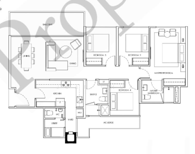 Waterwoods, 23 Punggol Field Walk, 4 Bedrooms, 1,281 sqft, Executive Condominium For Rent, by Joan Chua, 500192398 - PropertyGuru.com.sg