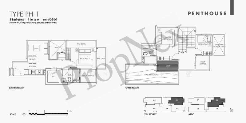 One Robey, 1 Robey Crescent, 3 Bedrooms, 1,206 sqft, Apartment For Sale, by Wilson Wu 巫海强, 500192409 - PropertyGuru.com.sg