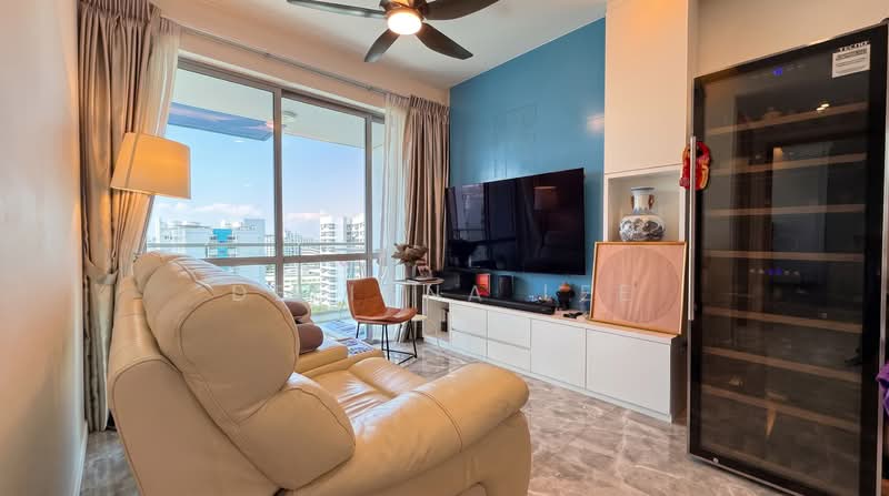 The Santorini, Tampines Street 86, 2 Bedrooms, 721 sqft, Condominium For Sale, by Deliana Lee, 500192481 - Living Room - PropertyGuru.com.sg