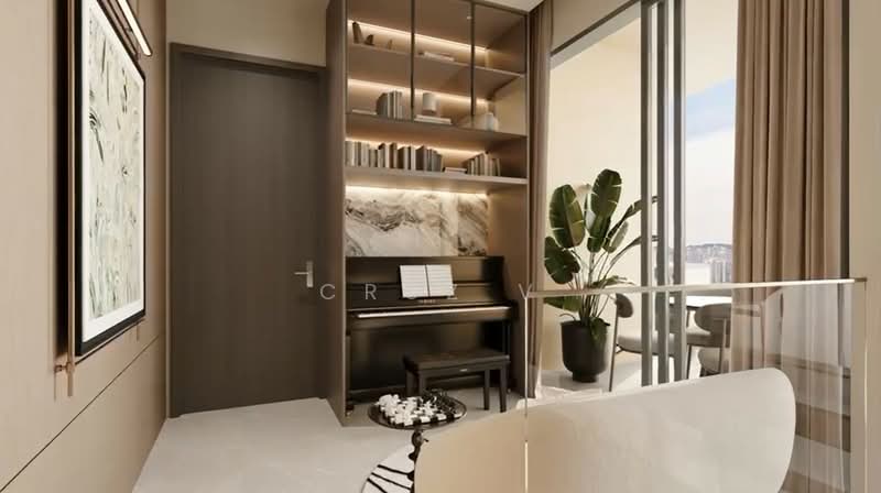 The LakeGarden Residences, 80 Yuan Ching Road, 4 Bedrooms, 2,153 sqft, Condominium For Sale, by Cruz V, 500192504 - Family Room - ID illustration only - PropertyGuru.com.sg