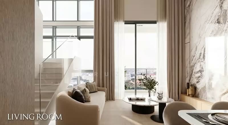 The LakeGarden Residences, 80 Yuan Ching Road, 4 Bedrooms, 2,153 sqft, Condominium For Sale, by Cruz V, 500192504 - Living Room- ID illustration only - PropertyGuru.com.sg