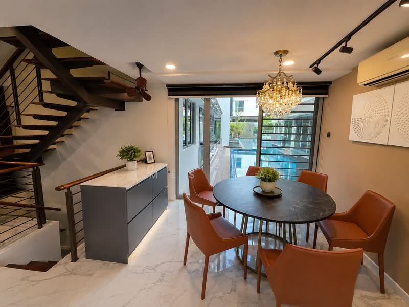 Water Terrace, 50 Lorong Ah Soo, 4 Bedrooms, 2,616 sqft, Cluster House For Sale, by James Seah, 500192531 - Dining Room - PropertyGuru.com.sg