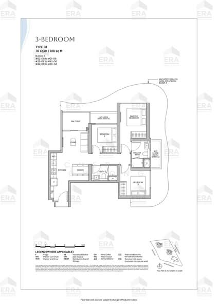 Zyon Grand, 3 Kim Seng Road, 3 Bedrooms, 818 sqft, Condominium For Sale, by Cherine Cheong, 500192534 - PropertyGuru.com.sg