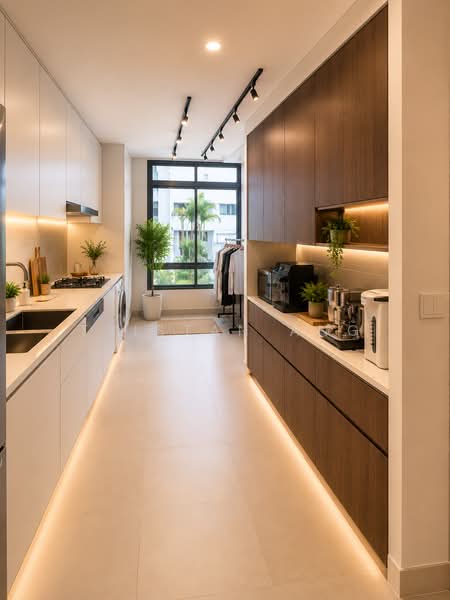 185 Edgefield Plains, 185 Edgefield Plains, 3 Bedrooms, 1,184 sqft, HDB Flat For Sale, by Tristan Ang, 500192539 - Kitchen - PropertyGuru.com.sg