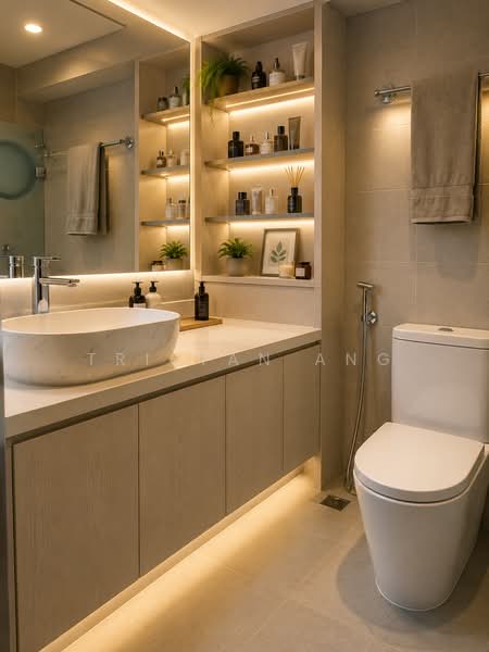 185 Edgefield Plains, 185 Edgefield Plains, 3 Bedrooms, 1,184 sqft, HDB Flat For Sale, by Tristan Ang, 500192539 - Bathroom - PropertyGuru.com.sg