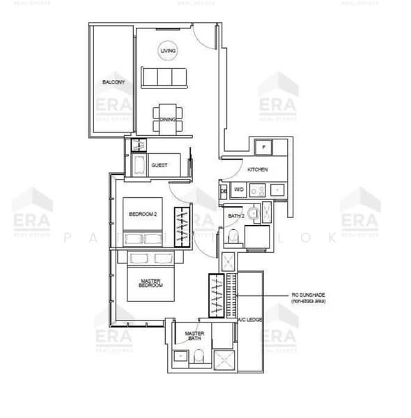 Wilshire Residences, 30 Farrer Road, 2 Bedrooms, 753 sqft, Condominium For Sale, by Patricia Lok, 500192546 - PropertyGuru.com.sg