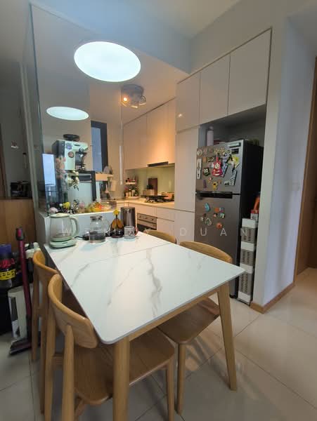 The Trilinq, Jalan Lempeng, 2 Bedrooms, 700 sqft, Condominium For Rent, by Wendy Duan, 500192556 - Kitchen - PropertyGuru.com.sg