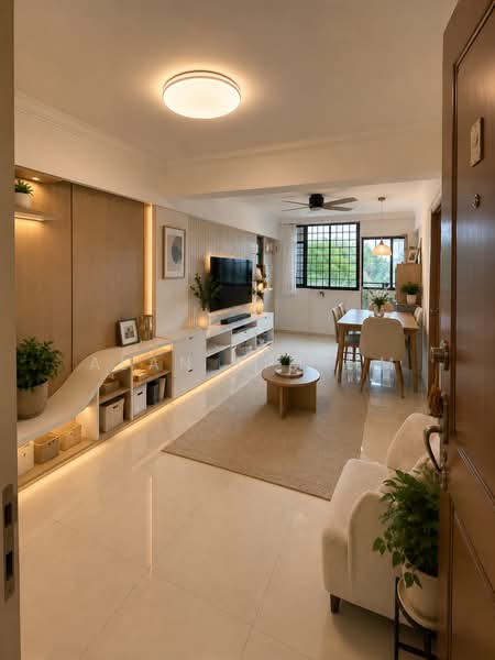 1 Marsiling Drive, 1 Marsiling Drive, 3 Bedrooms, 700 sqft, HDB Flat For Sale, by Alan Lim HM, 500192584 - Living Room - PropertyGuru.com.sg