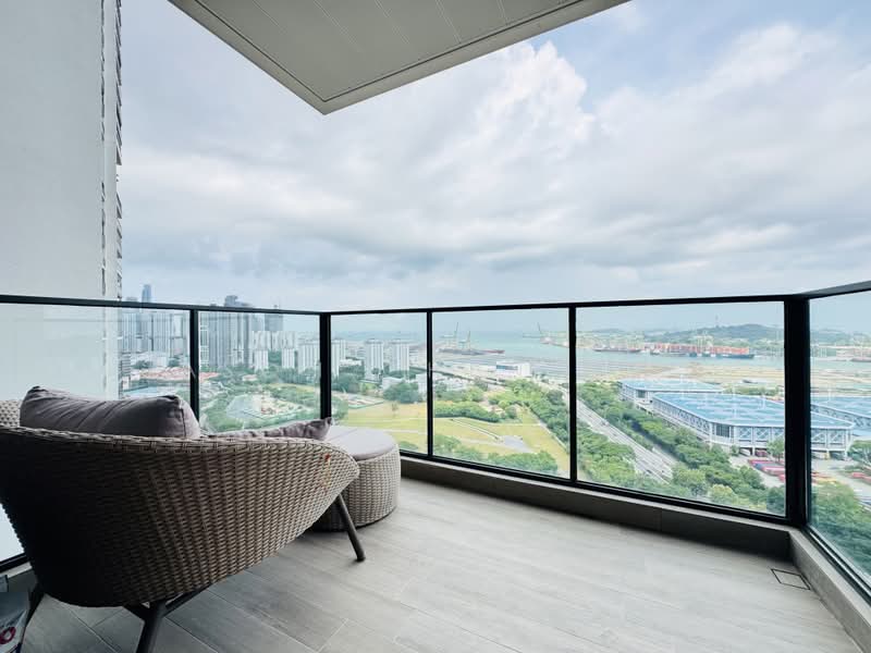 Avenue South Residence, 3 Silat Avenue, 2 Bedrooms, 657 sqft, Condominium For Sale, by Jason Chen 陈野文, 500192598 - Balcony - PropertyGuru.com.sg