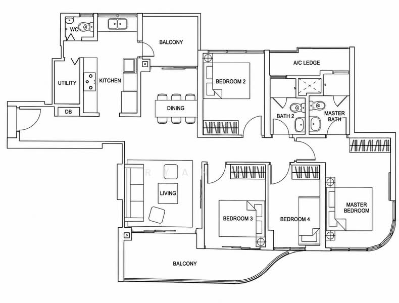 Arc at Tampines, Tampines Avenue 8, 4 Bedrooms, 1,292 sqft, Executive Condominium For Sale, by Ryan A, 500192622 - PropertyGuru.com.sg
