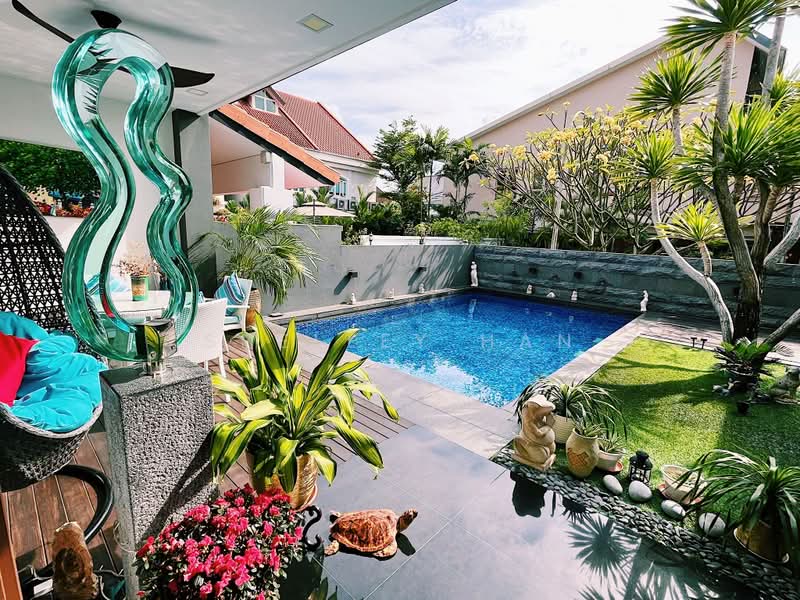 Sunset Way, Sunset Way, 6 Bedrooms, 5,400 sqft, Semi-Detached House For Sale, by Shelley Han, 500192645 - Pool - PropertyGuru.com.sg