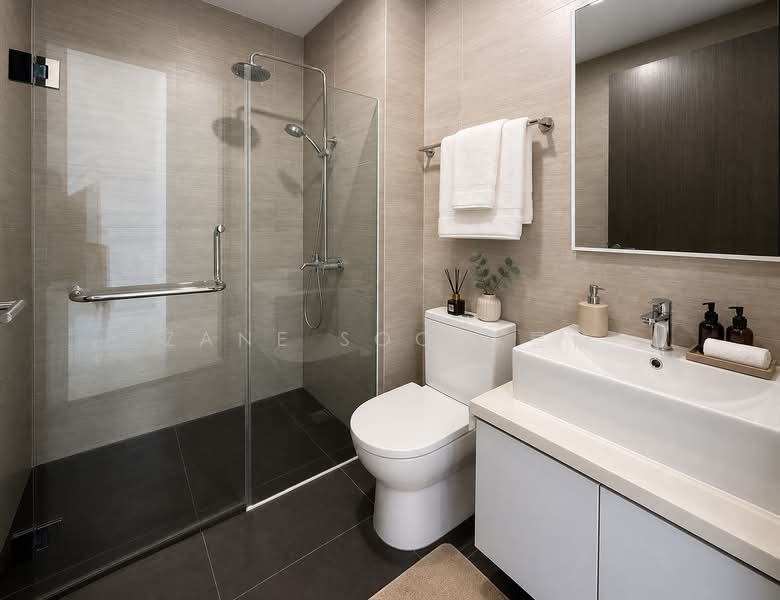 Sycamore Tree, 2 Fowlie Road, 1 Bedroom, 527 sqft, Apartment For Rent, by Zane Soo 苏昱能, 500192701 - Bathroom - PropertyGuru.com.sg
