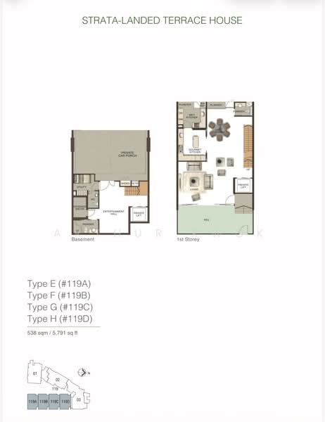 Residences @ Emerald Hill, 119D Emerald Hill Road, 5 Bedrooms, 5,791 sqft, Cluster House For Sale, by Arthur Kwok, 500192718 - PropertyGuru.com.sg