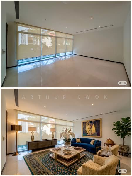 Residences @ Emerald Hill, 119D Emerald Hill Road, 5 Bedrooms, 5,791 sqft, Cluster House For Sale, by Arthur Kwok, 500192718 - Living Room - PropertyGuru.com.sg