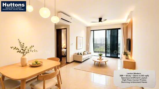Lentor Modern, 3 Lentor Central, 4 Bedrooms, 1,130 sqft, Condominium For Rent, by Dewi Tan, 500192724 - PropertyGuru.com.sg