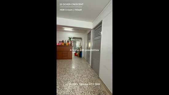 20 Dover Crescent, 20 Dover Crescent, 2 Bedrooms, 700 sqft, HDB Flat For Sale, by Vanessa Yong, 500192741 - PropertyGuru.com.sg
