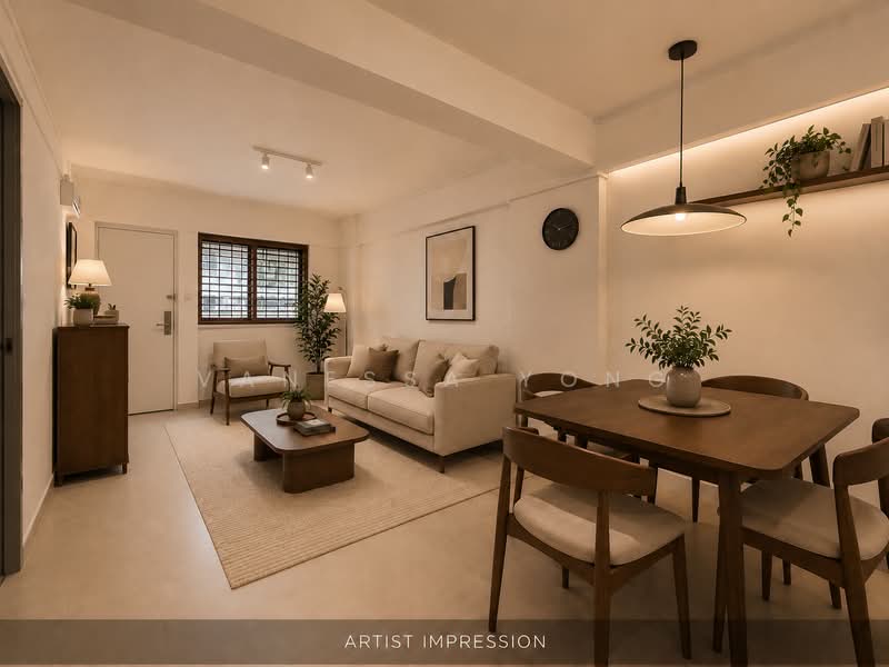 20 Dover Crescent, 20 Dover Crescent, 2 Bedrooms, 700 sqft, HDB Flat For Sale, by Vanessa Yong, 500192741 - Living Room - PropertyGuru.com.sg