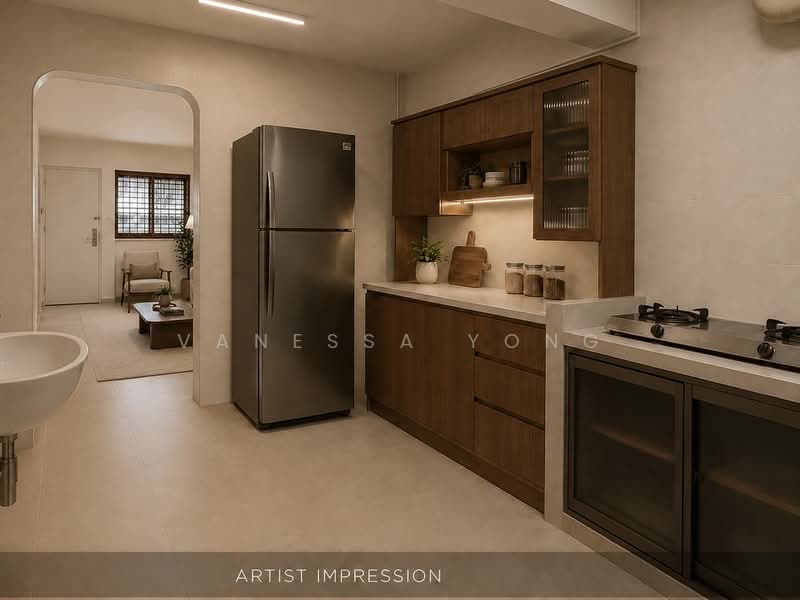 20 Dover Crescent, 20 Dover Crescent, 2 Bedrooms, 700 sqft, HDB Flat For Sale, by Vanessa Yong, 500192741 - Kitchen - PropertyGuru.com.sg