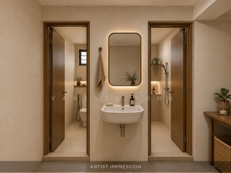 20 Dover Crescent, 20 Dover Crescent, 2 Bedrooms, 700 sqft, HDB Flat For Sale, by Vanessa Yong, 500192741 - Bathroom - PropertyGuru.com.sg