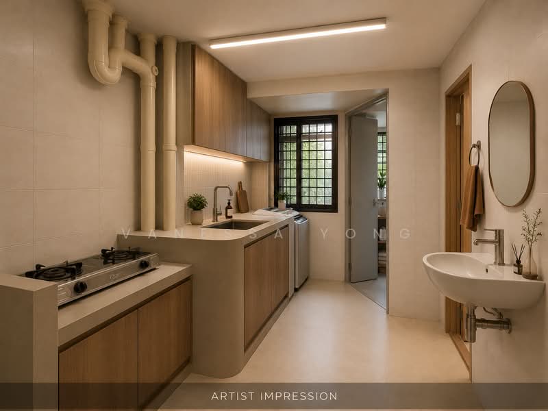 20 Dover Crescent, 20 Dover Crescent, 2 Bedrooms, 700 sqft, HDB Flat For Sale, by Vanessa Yong, 500192741 - Kitchen - PropertyGuru.com.sg