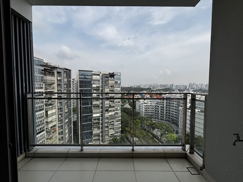 The Scala @ Lorong Chuan, 138 Serangoon Avenue 3, 1 Bedroom, 474 sqft, Condominium For Rent, by Felicia Quek, 500192744 - Balcony - PropertyGuru.com.sg