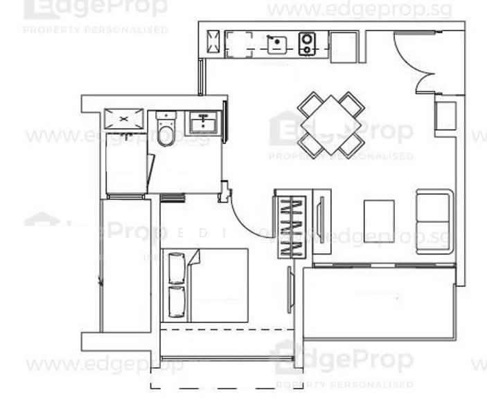 H2O Residences, 34 Fernvale Link, 1 Bedroom, 527 sqft, Condominium For Sale, by Hedi Ong, 500192769 - PropertyGuru.com.sg