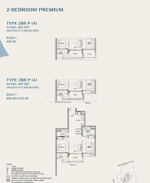 Vela Bay, Bayshore Road, 2 Bedrooms, 689 sqft, Condominium For Sale, by Eugene Tay, 500192772 - PropertyGuru.com.sg