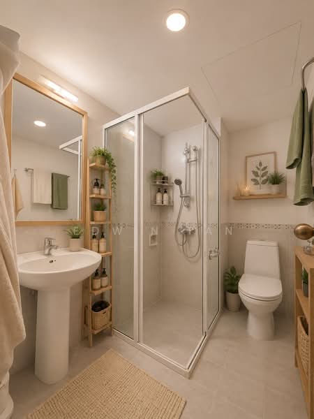 Ballota Park Condo, 156 Mariam Way, 3 Bedrooms, 1,281 sqft, Condominium For Sale, by Edwin Tan, 500192836 - Bathroom - PropertyGuru.com.sg