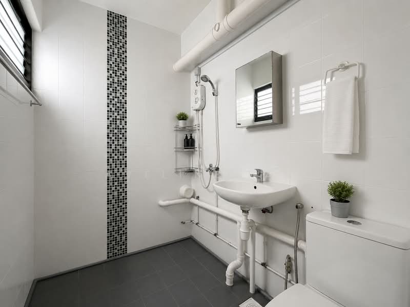 210 Bukit Batok Street 21, 210 Bukit Batok Street 21, 3 Bedrooms, 1,119 sqft, HDB Flat For Sale, by Aveline Tan, 500192896 - Bathroom - PropertyGuru.com.sg