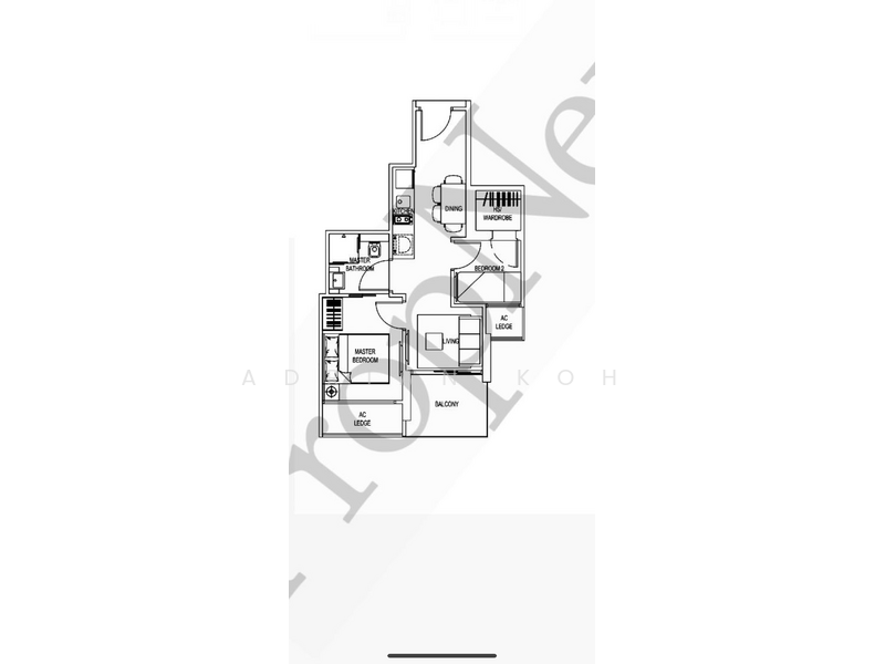 One Dusun Residences, 1 Jalan Dusun, 2 Bedrooms, 484 sqft, Condominium For Sale, by Adrian Koh, 500192917 - PropertyGuru.com.sg