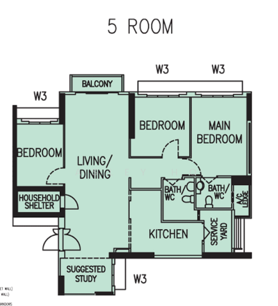 420A Northshore Drive, 420A Northshore Drive, 3 Bedrooms, 1,238 sqft, HDB Flat For Sale, by Asley Ho, 500192919 - PropertyGuru.com.sg