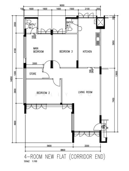 401 Hougang Avenue 10, 401 Hougang Avenue 10, 3 Bedrooms, 990 sqft, HDB Flat For Sale, by Sally Ho, 500192958 - PropertyGuru.com.sg