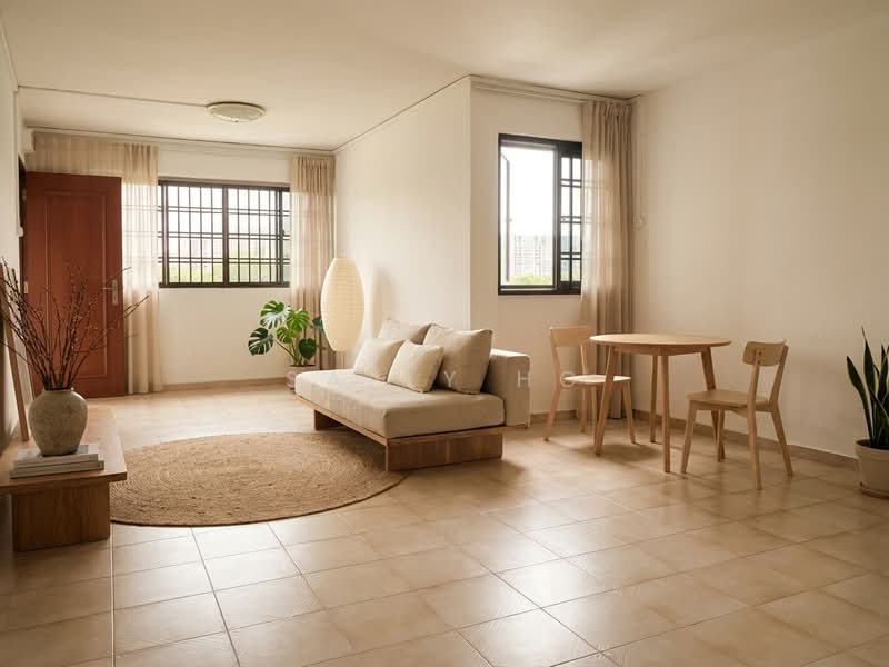 401 Hougang Avenue 10, 401 Hougang Avenue 10, 3 Bedrooms, 990 sqft, HDB Flat For Sale, by Sally Ho, 500192958 - Living Room - PropertyGuru.com.sg