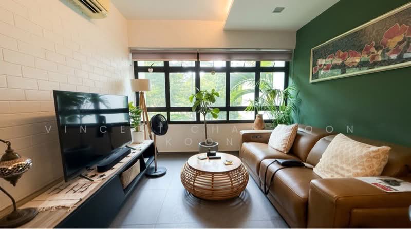 28D Dover Crescent, 28D Dover Crescent, 3 Bedrooms, 1,022 sqft, HDB Flat For Rent, by Vincent Chan Koon Koon, 500192964 - Living hall, wall artwork is not included - PropertyGuru.com.sg