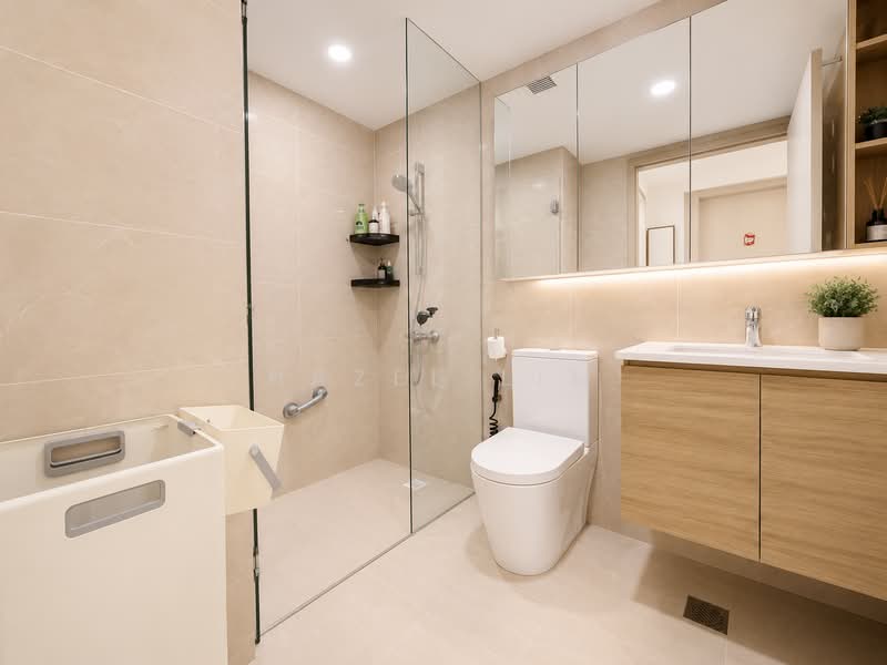 Treasure at Tampines, 3 Tampines Lane, 2 Bedrooms, 581 sqft, Condominium For Sale, by Hazel Lim, 500193067 - Bathroom - PropertyGuru.com.sg