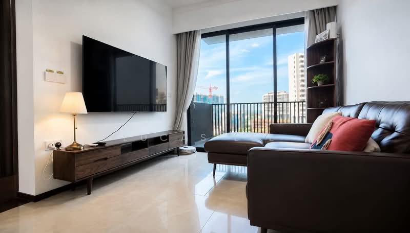 Lentor Modern, 7 Lentor Central, 3 Bedrooms, 980 sqft, Condominium For Sale, by Lucas Lee, 500193119 - Living Room - PropertyGuru.com.sg